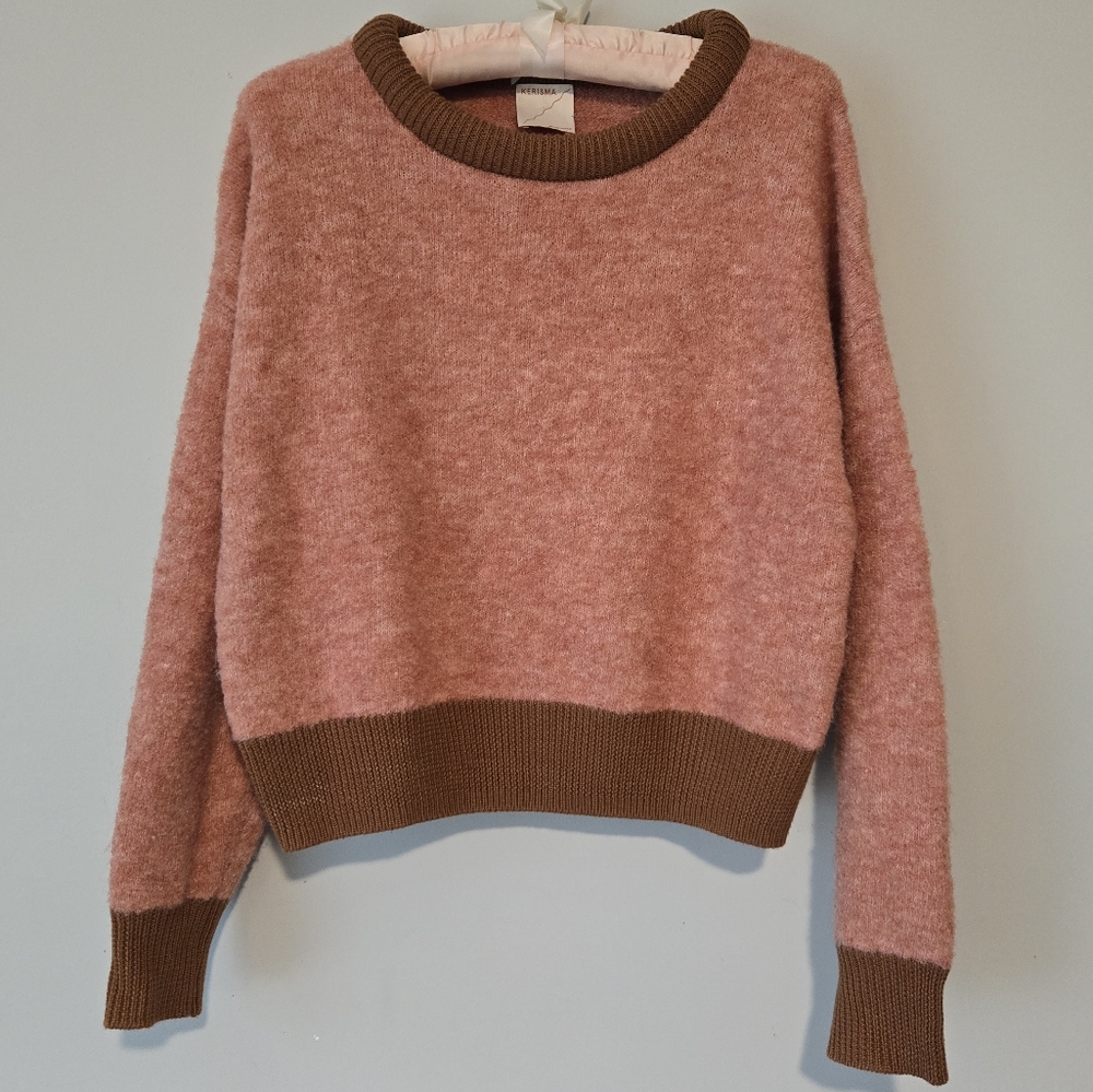 Kerisma Pink and Brown Sweater